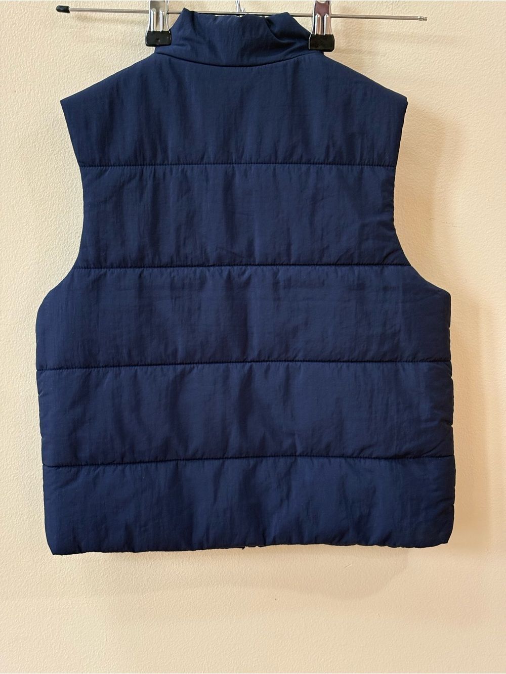 Lacoste Navy Puffer Vest - Picture 2 of 3